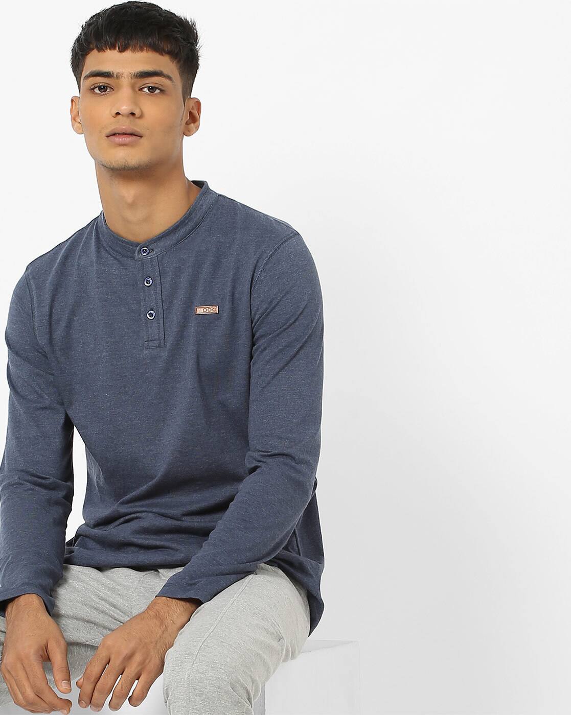 Buy Blue Tshirts for Men by ELABORADO 