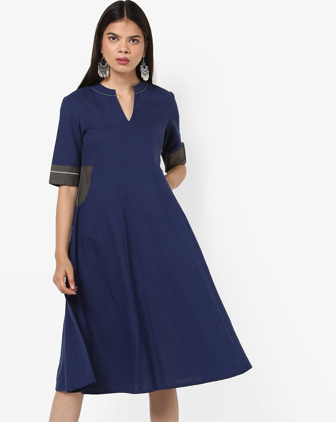 ajio one piece dress