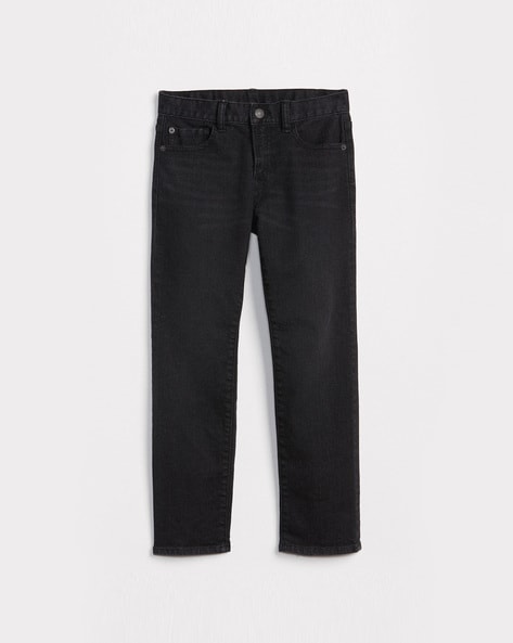 Mid-Rise Straight Fit Jeans