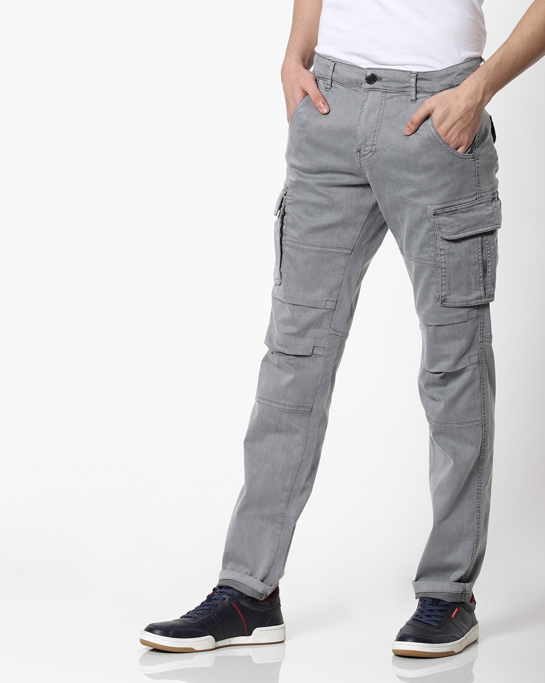 Buy Beige Trousers & Pants for Men by URBANO PLUS Online | Ajio.com