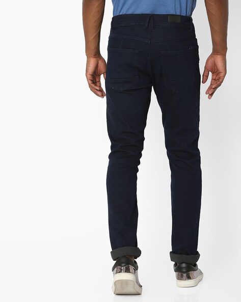 Dark Blue Low Rise Ace Anti Fit Jeans