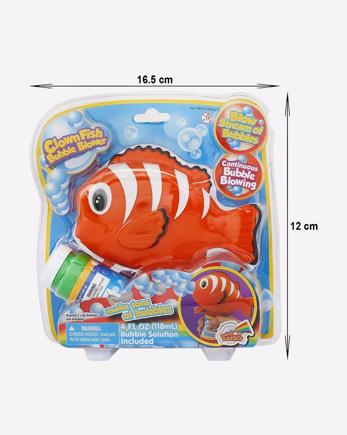 bubble blowing fish toy
