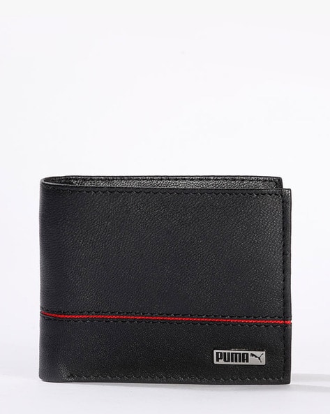 puma leather purse