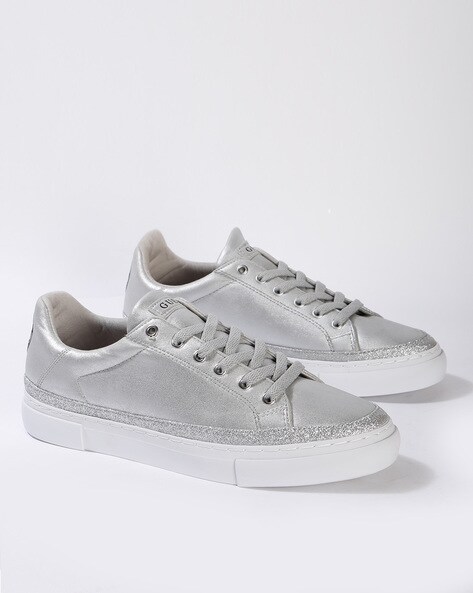 Silver Casual Shoes for Women by GUESS 