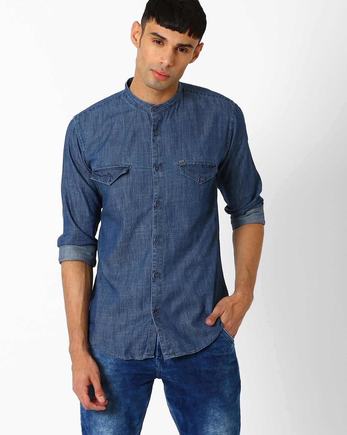 basics denim shirts