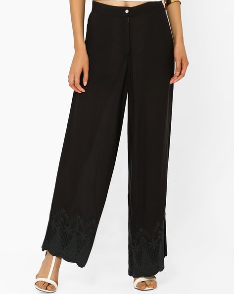 Buy Palazzo Pants with Drawstring Fastening online | Looksgud.in