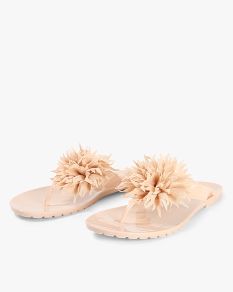 Buy Beige Flip Flop & Slippers for Women by Ginger by lifestyle Online