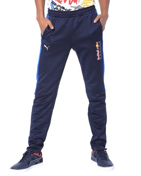 puma blue track pants