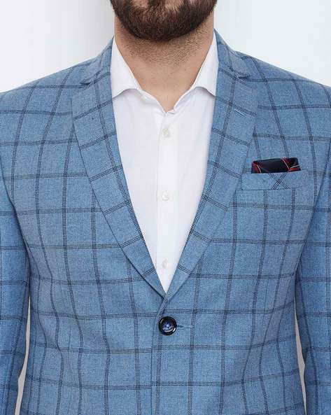 half blazer blue colour