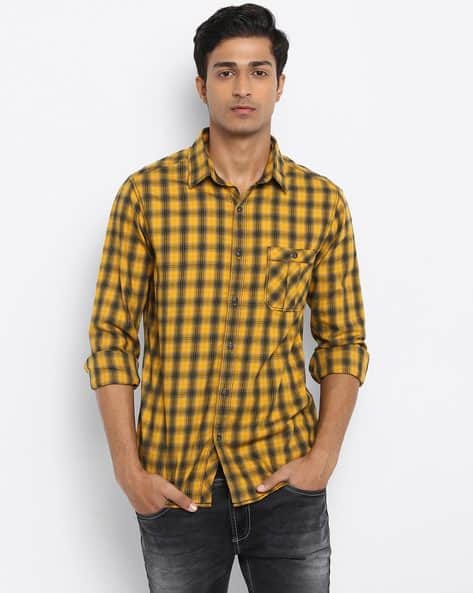 Mufti yellow shirt Clearance