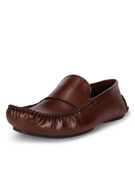 peter england leather shoes