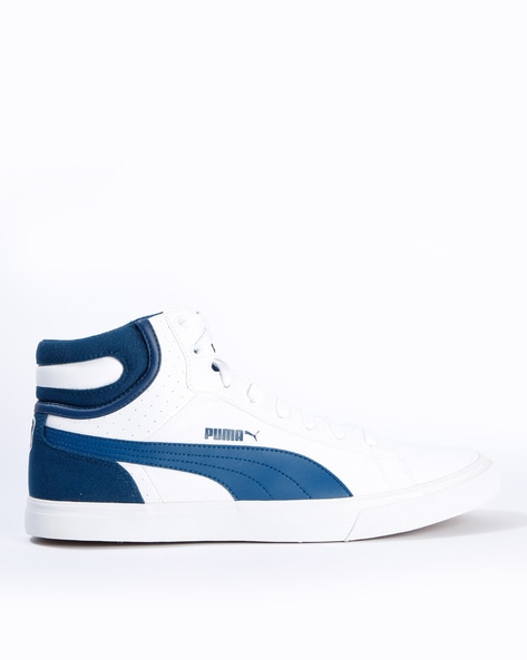 puma shoes high top blue