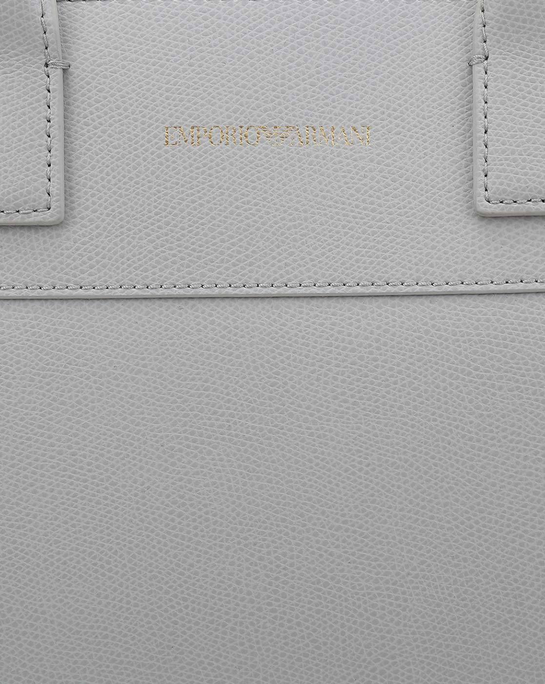 Buy EMPORIO ARMANI Genuine Leather Top Handle Bag with Detachable