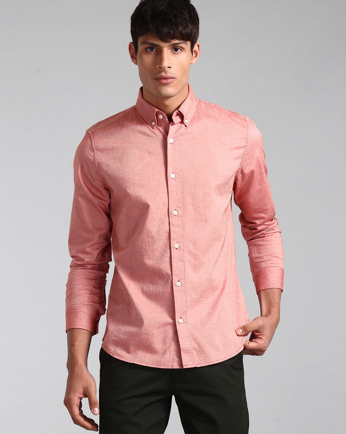 gap men's slim fit shirts