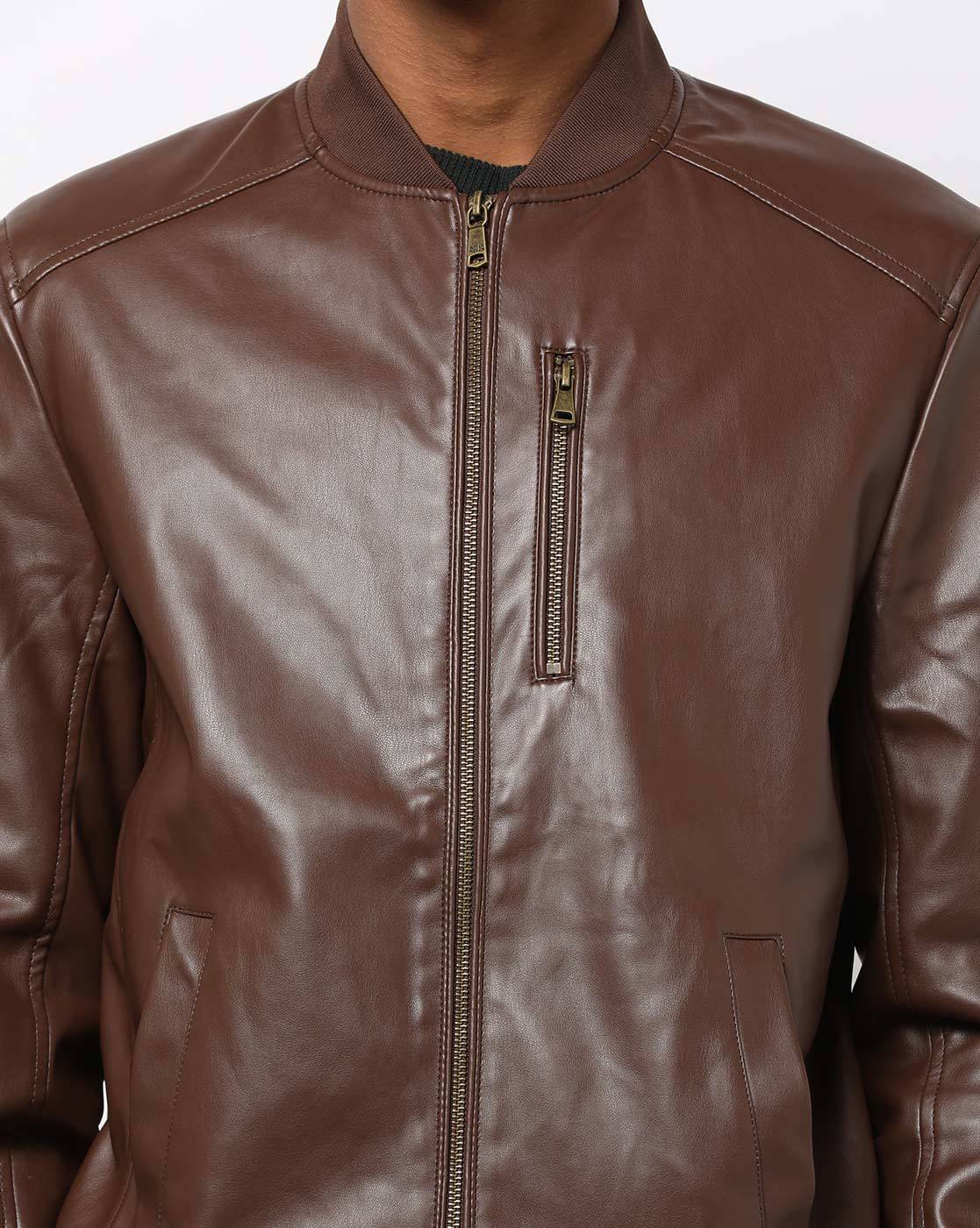 Indian terrain leather on sale jackets