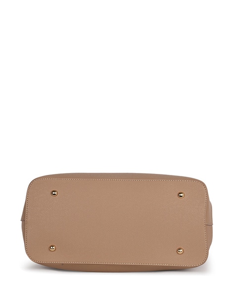 Textured Handbag with Short Handle (Image - 1)