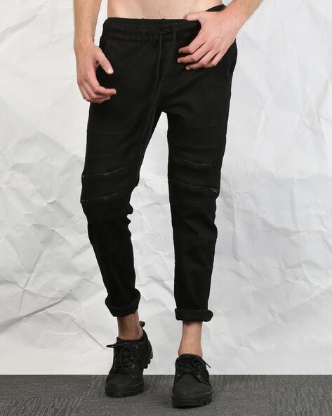 Skult Plain Black Mens Trousers - Get Best Price from Manufacturers &  Suppliers in India