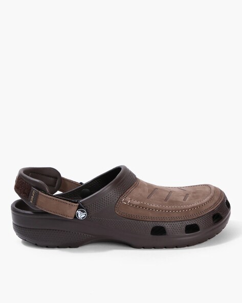 crocs brown clogs
