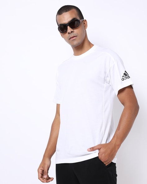 Buy White Tshirts for Men by ADIDAS 