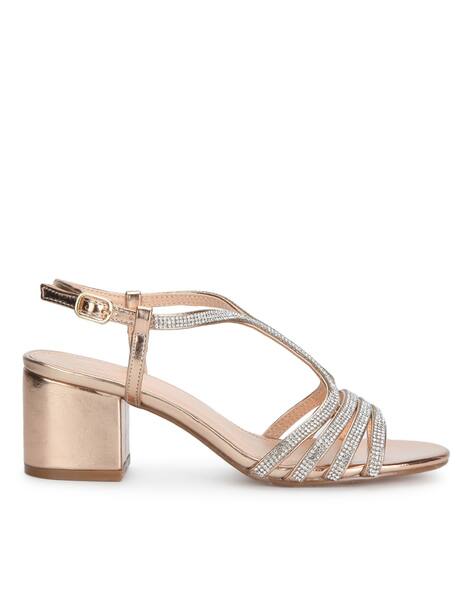 truffle collection rose gold heels