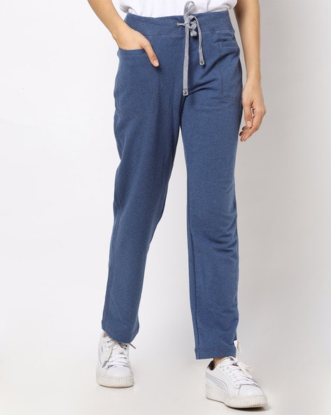 blue track pants womens