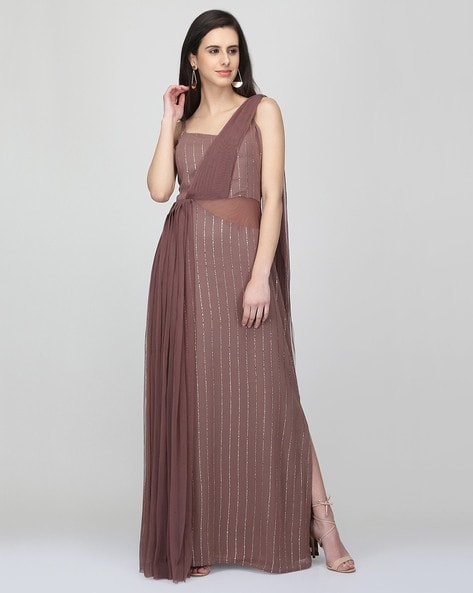 ajio gown dress