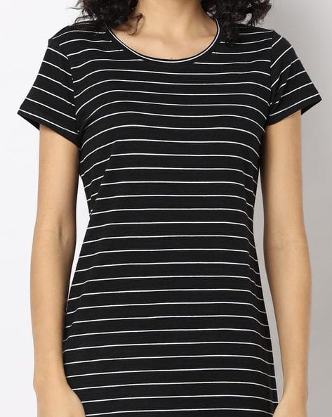 Striped Sheath Dress (Image - 2)
