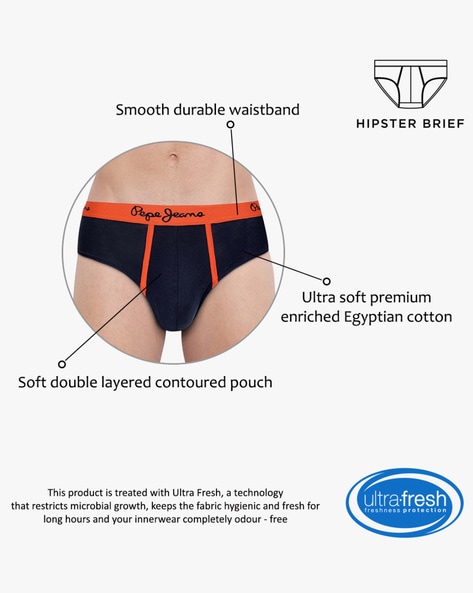 Buy White Briefs for Men by Pepe Jeans Online