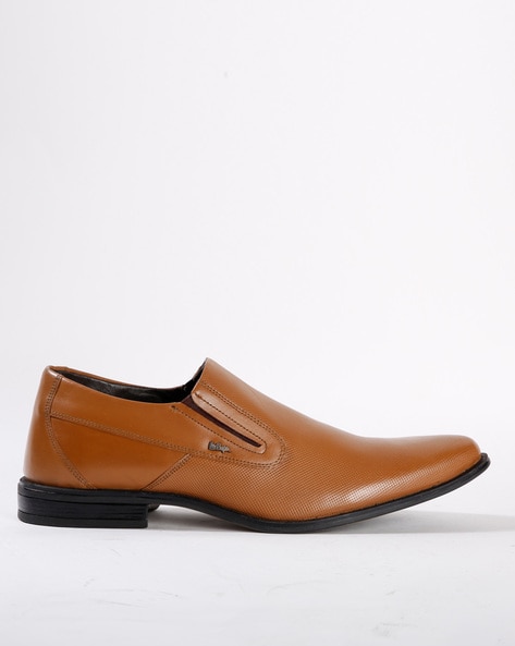 Textured Slip-On Formal Shoes