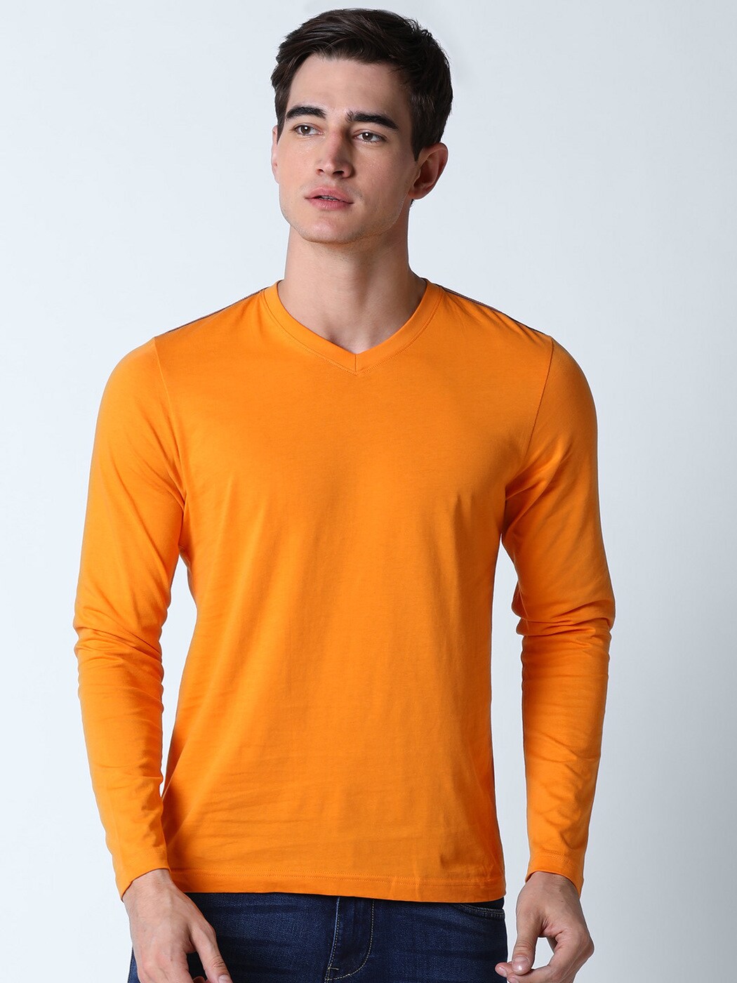 orange t shirt for man