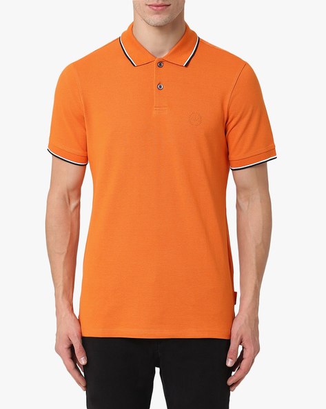 armani t shirt orange