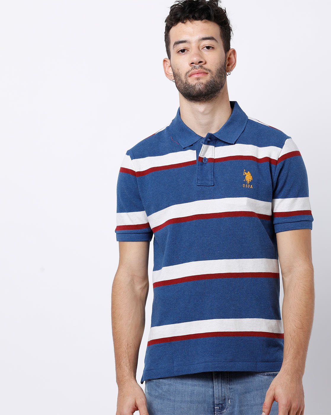 us polo striped t shirt