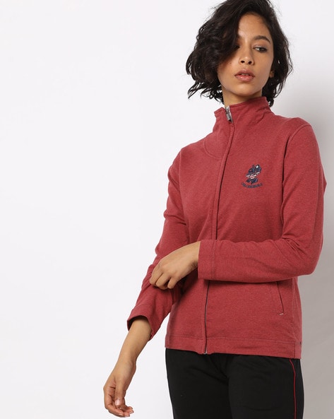 Buy Jockey Navy Full Sleeves AW30 Hoodie for Women Online @ Tata CLiQ