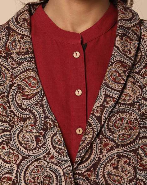 Choose Fabric From the Store Custom Made Cotton Kalamkari Jacket in the  Fabric of Your Choice - Etsy