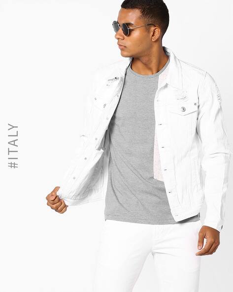 white denim jacket online