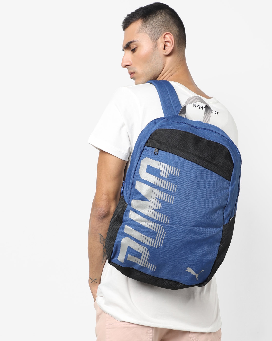 Puma Phase Blocking Backpack Blue | Dressinn