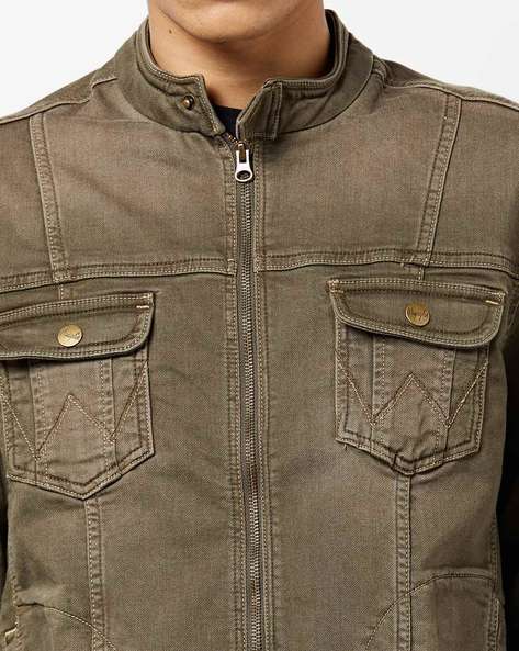 Buy Olive Brown Jackets & Coats for Men by WRANGLER Online 