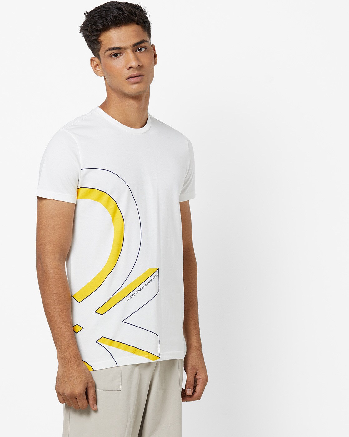 benetton round neck t shirt