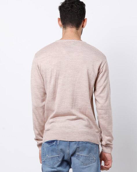 Textured V-neck Pullovers view 3