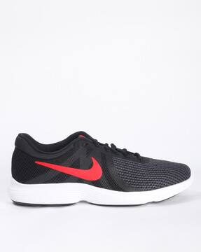 nike revolution 4 black red