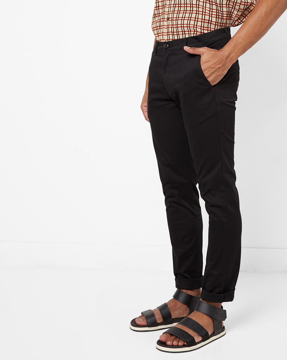 Buy Black Trousers & Pants for Men by The Indian Garage Co Online