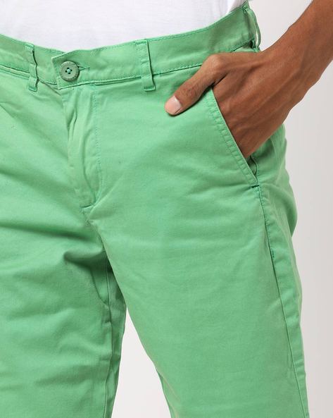 Buy Green Shorts & 3/4ths for Men by The Indian Garage Co Online