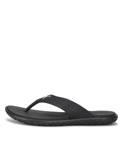 All black 2024 flip flops