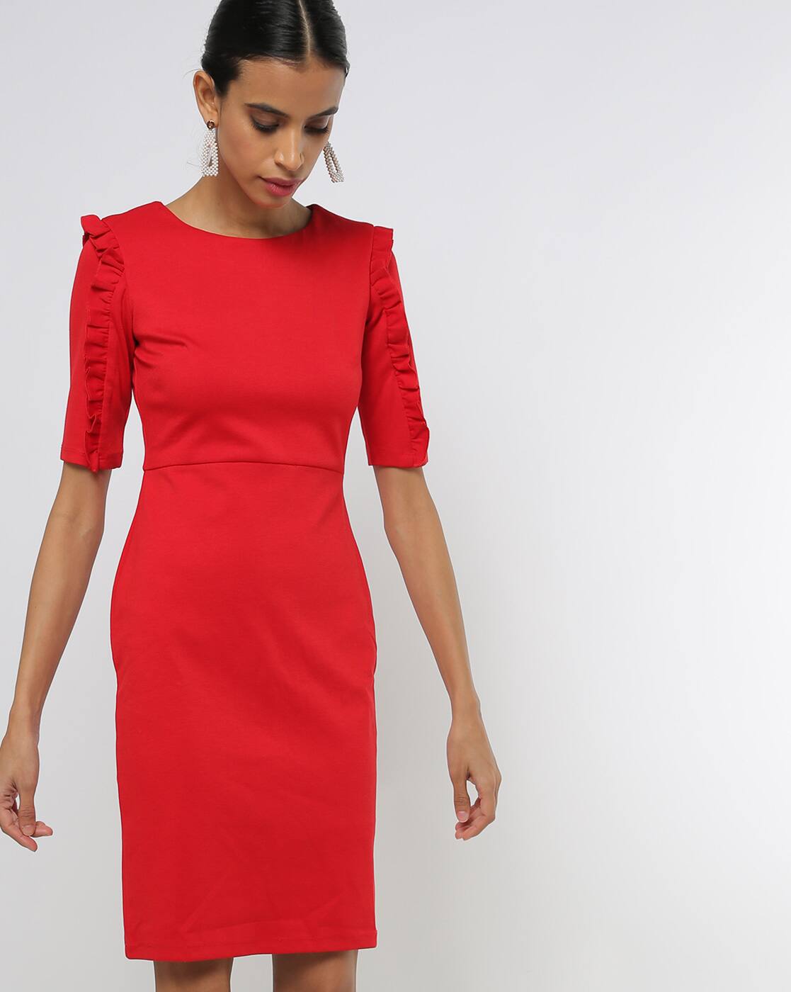 madame red dress