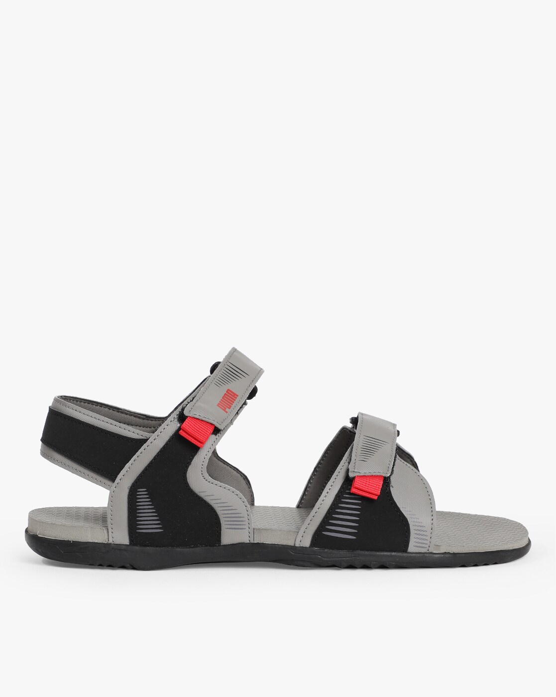 grey sandals