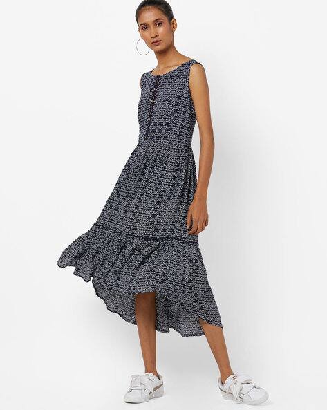 Navy low back dress Clearance