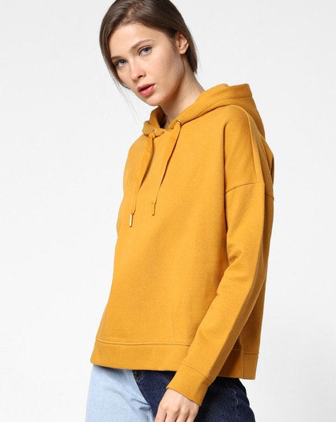 yellow sweatshirt for women