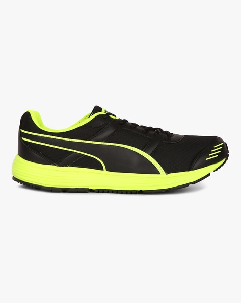 Black and lime green pumas online