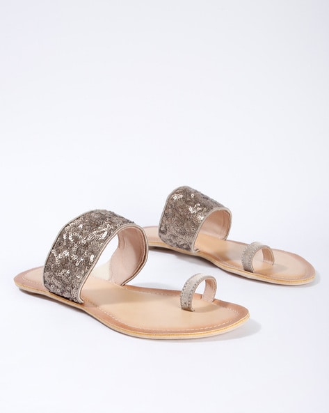 Bottega Veneta® Women's Sparkle Stretch Lace-Up Flat Sandal in Toile /  crystal. Shop online now.