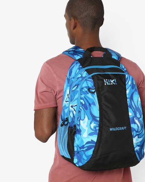 Buy Wildcraft Blue Printed Medium Rucksack For Men At Best Price @ Tata CLiQ